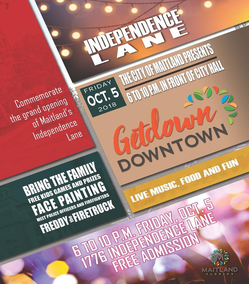 Getdown Downtown - A Grand Opening of Independence Lane!
