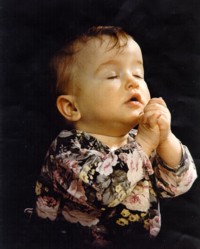 Child praying